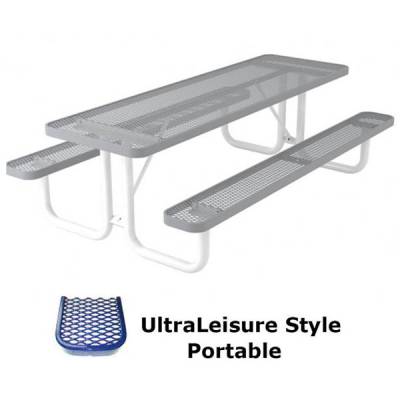 6' and 8' UltraLeisure Picnic Table - Portable - Image 2
