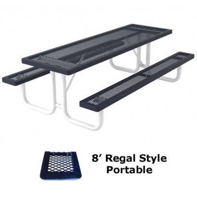 4', 6' and 8' Regal Picnic Table - Portable - Image 2