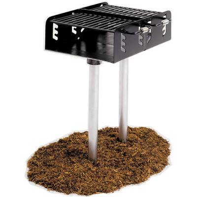Grills & Fire Rings - Park Grills - Dual Grate Grill, 550 Sq. Inch - Inground and Surface Mount
