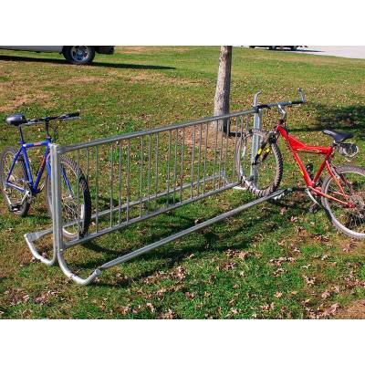 Commercial Bike Racks - Modern Double Sided Bike Rack