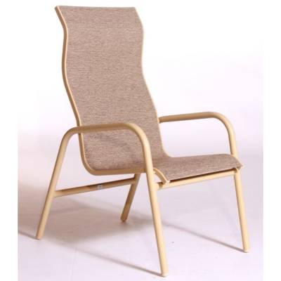 Lido High Back Stacking Sling Chair - Image 1