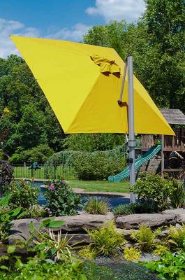 Frankford Aurora 9 Ft. Square Cantilever Umbrella - Image 3