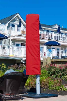 Frankford Aurora 9 Ft. Square Cantilever Umbrella - Image 5