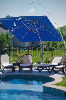 Frankford Aurora 9 Ft. Square Cantilever Umbrella - Image 6