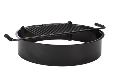 Grills & Fire Rings - Fire Rings - 24” x 7"Ht. Non-Adjustable Fire Ring - Single Flange