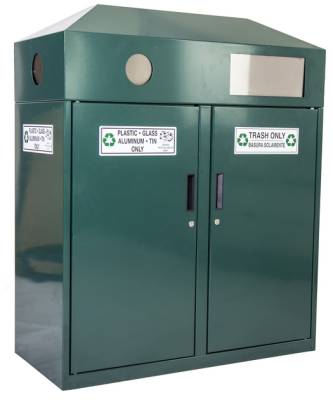 Double Trash/Recycling Container