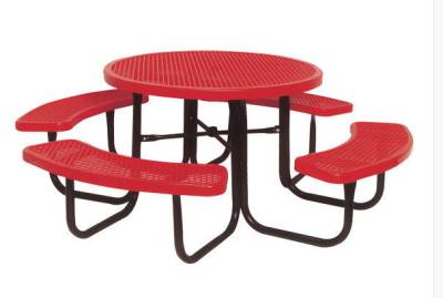 46" Round Preschool Picnic Table - Portable