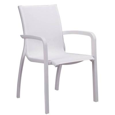 Grosfillex Patio Furniture - Sunset Sling Stacking Armchair 