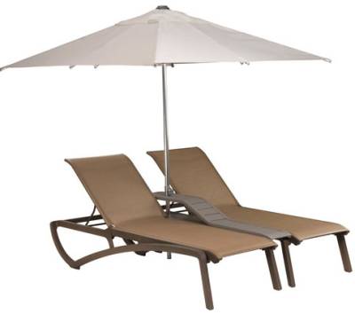 Sunset Sling Duo Chaise Lounge with Console - Image 3