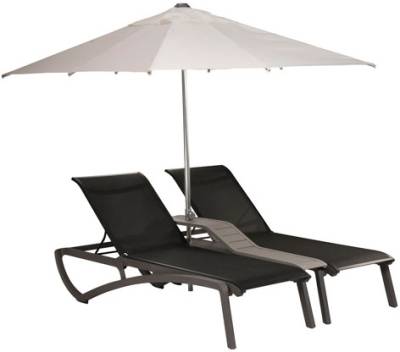 Sunset Sling Duo Chaise Lounge with Console - Image 4