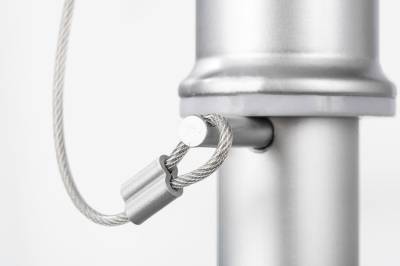 Frankford Greenwich 11 Ft. Heavy Duty Aluminum Market Umbrella - Pulley Lift - Image 5