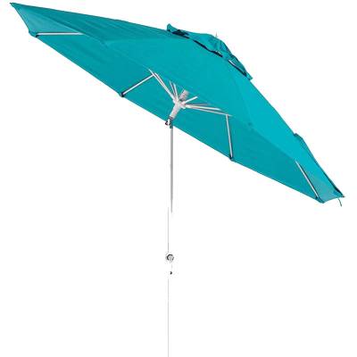 Frankford Monterey 11 Ft. Aluminum Market Umbrella, Fiberglass Ribs - Crank Lift with Auto Tilt - Image 1