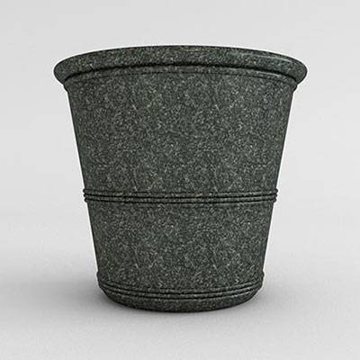 Barrel Vase Resin Planter - Image 2