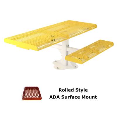 8' Rolled Picnic Table, ADA - Portable. - Image 2
