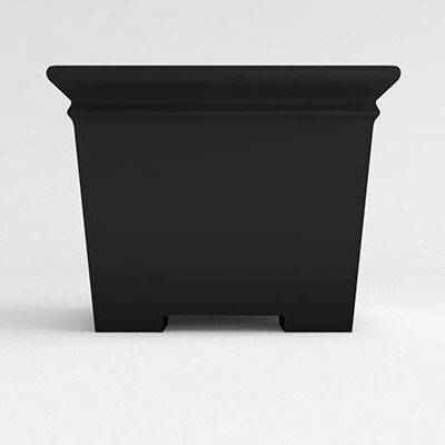 Square Footed Resin Planter - Image 2