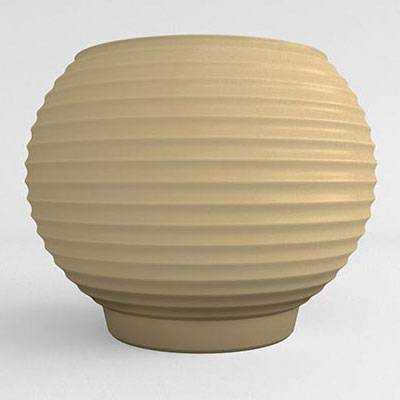 Grooved Resin Planter - Image 2