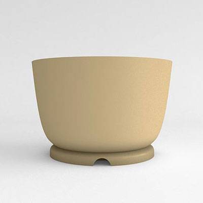 Round Pedestal Resin Planter - Image 2