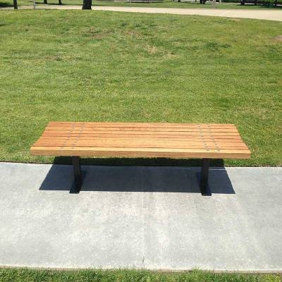4', 5', 6' and 8' Boulevard Backless Bench - Portable/Inground/Surface Mount. - Image 2