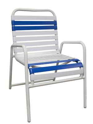 Welded Contract Lido Stacking Strap Chair - Image 1