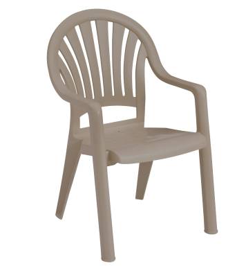 Pacific Fanback Stacking Armchair - Image 4