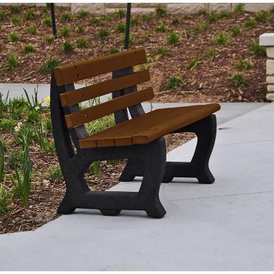 4' and 6' Brooklyn Recycled Plastic Bench - Portable - Image 5