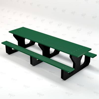 Toddler 6' Recycled Plastic Park Place Picnic Table, Portable  - Image 3