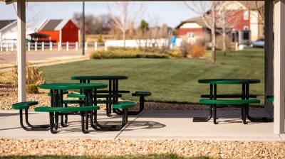 46" Round Regal Picnic Table - Portable - Image 3