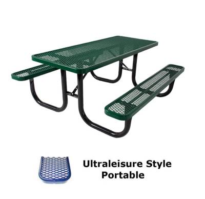 6' and 8' UltraLeisure Picnic Table - Portable - Image 3