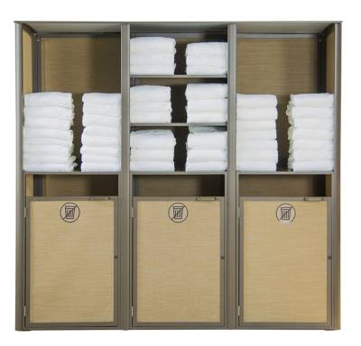 Grosfillex Patio Furniture - Sunset Towel Valet Triple Unit