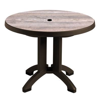 38" Round Aquaba Decor Table - Four Styles Available