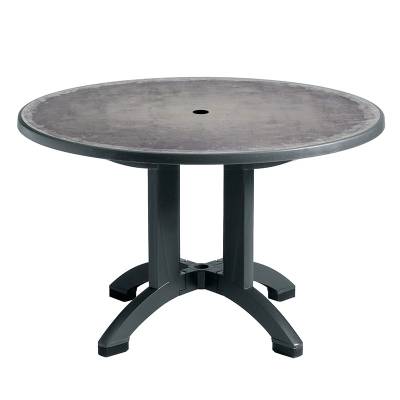 48" Round Aquaba Resin Table - Five Styles Available - Image 4