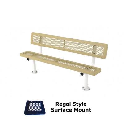 6' and 8' Regal Bench - Surface and Inground Mount - Image 2