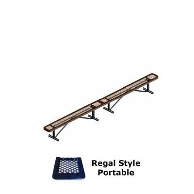 10' and 15' Regal Backless Bench - Portable - Image 1