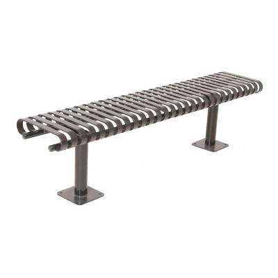 6' Kensington Backless Bench - Inground and Surface Mount
