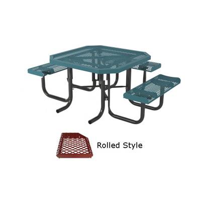 46" x 57" Rolled Picnic Table, ADA - Portable