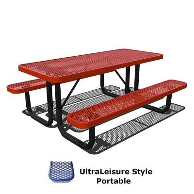 6' and 8' UltraLeisure Picnic Table - Portable - Image 2