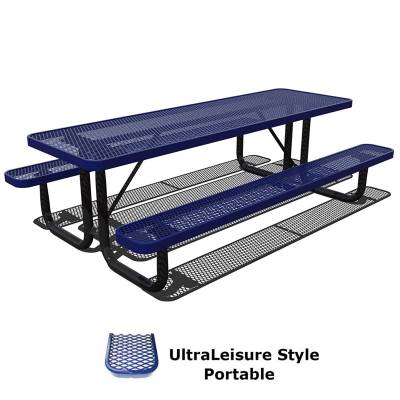 6' and 8' UltraLeisure Picnic Table - Portable - Image 1