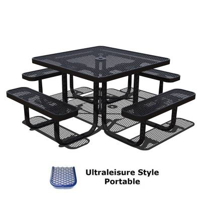 46" Square UltraLeisure Picnic Table - Portable - Image 2