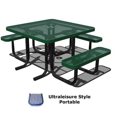 46" Square UltraLeisure Picnic Table - Portable - Image 3