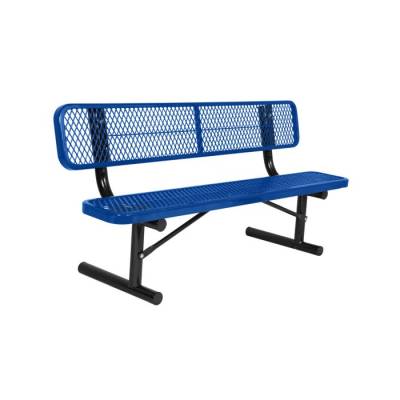 E-Series 8-Ft. Park Bench with Back - Image 7