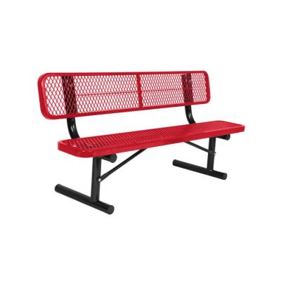 E-Series 8-Ft. Park Bench with Back - Image 9