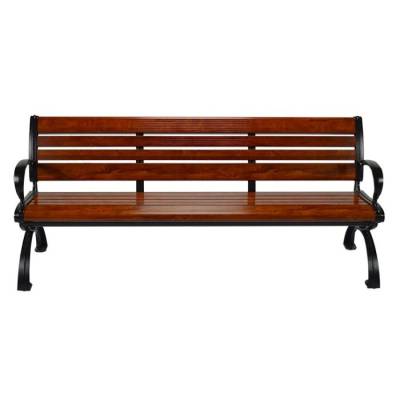 6' Aluminum Bench with Back - Powder Coated - Image 9