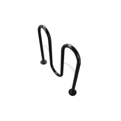 5 Bike Wave Rack - Black Powder-Coat (1.9" O.D.) - Image 3