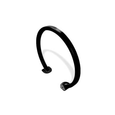 2 Bike Circular Rack - 2" Square Tubing - Black Powder-Coat - Image 2