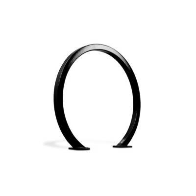 2 Bike Circular Rack - 2" Square Tubing - Black Powder-Coat