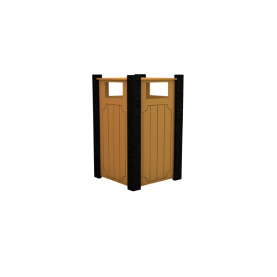 32 Gallon Ridgeview Recycled Plastic Trash Receptacle